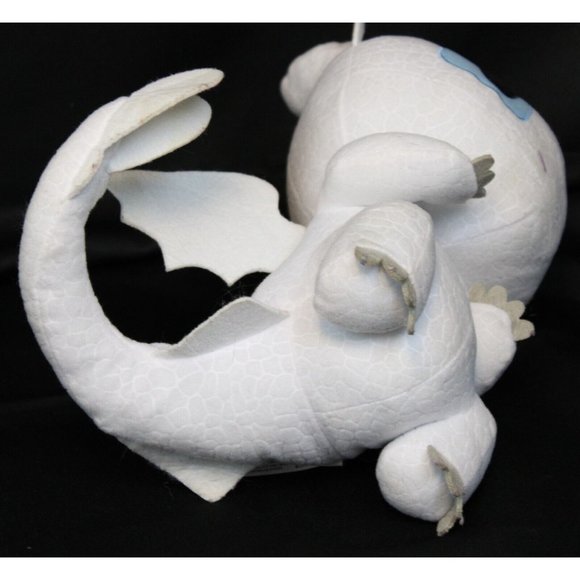 How to Train A Dragon 10'' Plush Hidden World Light Fury Squeeze & Growl Toy - Picture 7 of 8